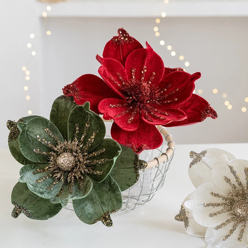 Minimalist Christmas Floral Holiday Hanging Ornaments for Banquet and Travel | Home Decor & Seasonal Decorations