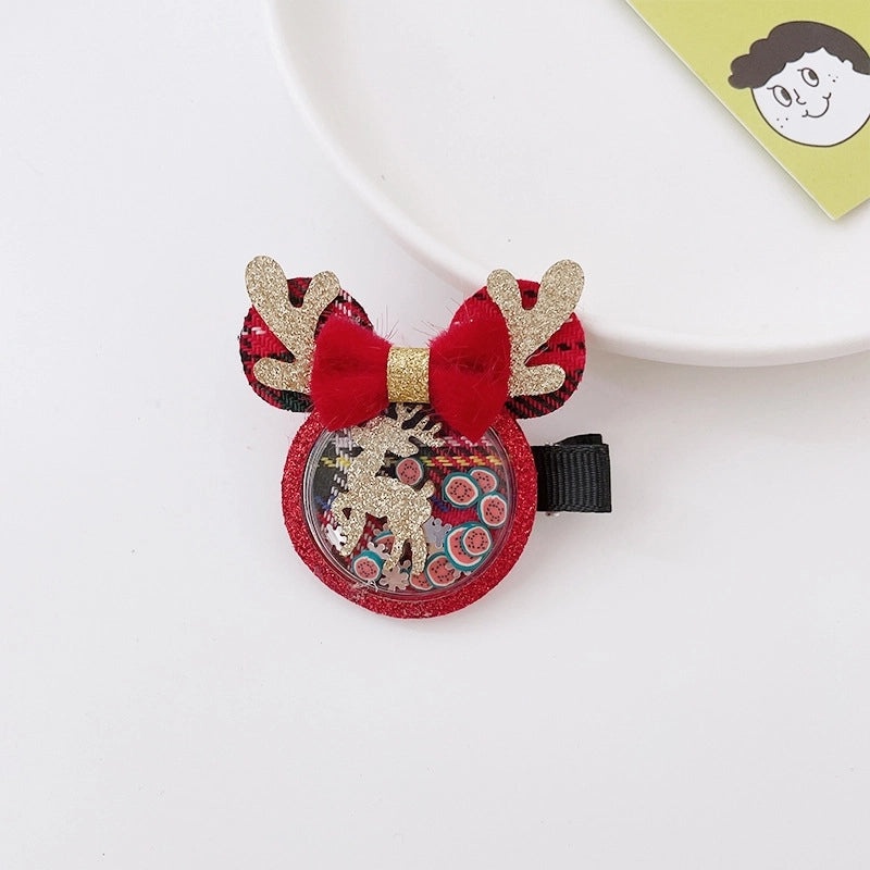 Christmas Bow Knot Hair Clip Cute Festival Party Accessory|Hair Accessories