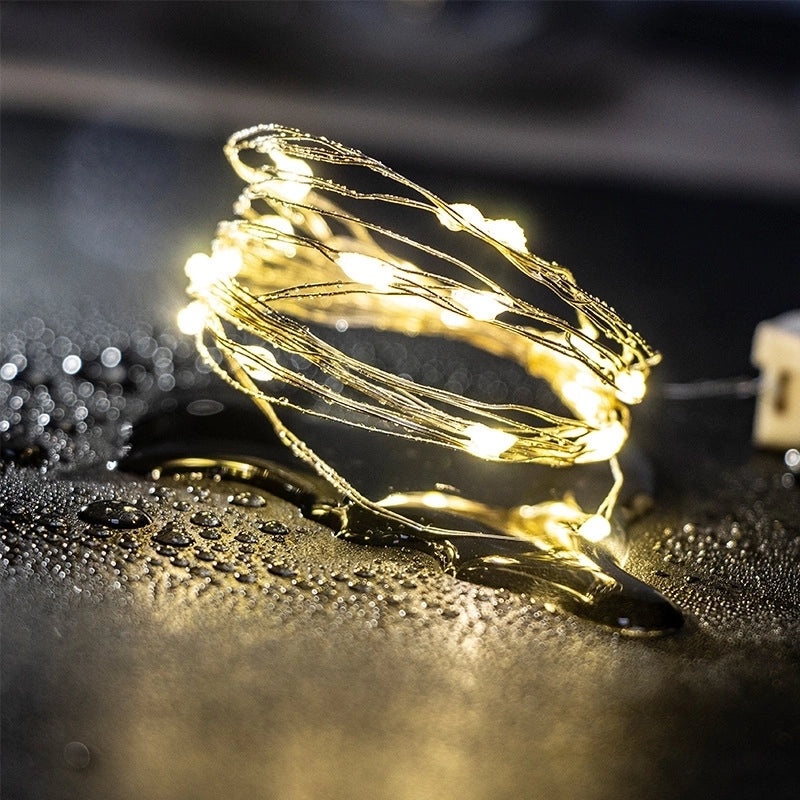 Romantic Solid Color PVC String Lights for Valentine's Day Date Decoration|Home Decor Lighting