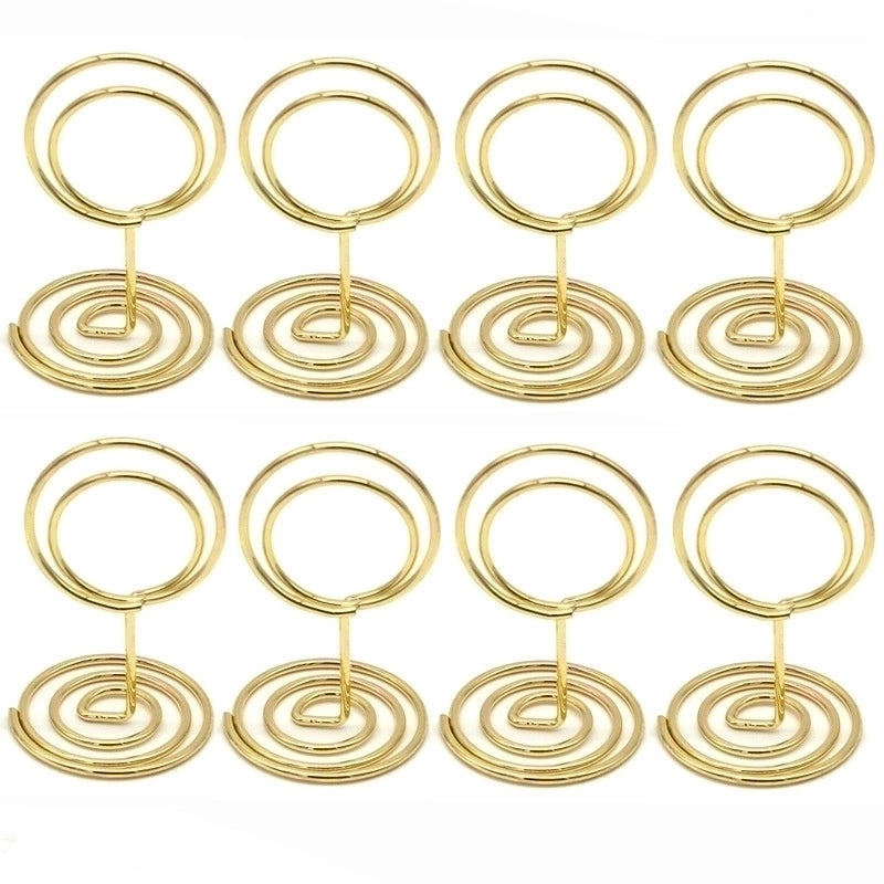 Minimalist Geometric Metal Place Card Holder for Daily Use and Classroom Learning|Home Decor & Office Supplies