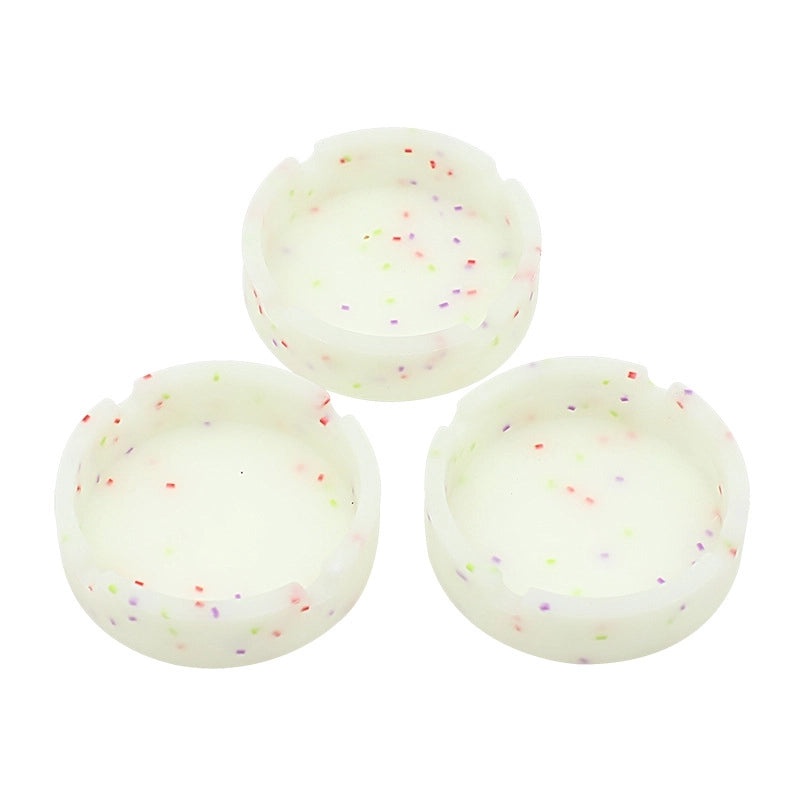 Minimalist Solid Color Silicone Ashtray Decorative Ornament|Home Decor & Accessories