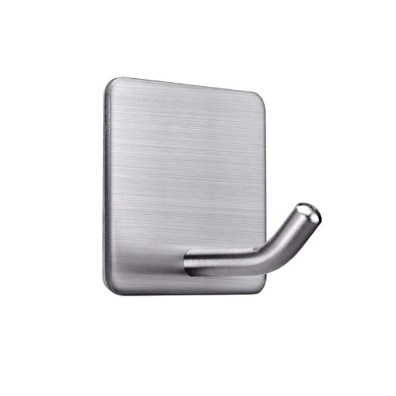 Punch-Free 304 Stainless Steel Adhesive Hook for Kitchen Bathroom Coat Towel Organizer|Home & Kitchen Storage Hooks