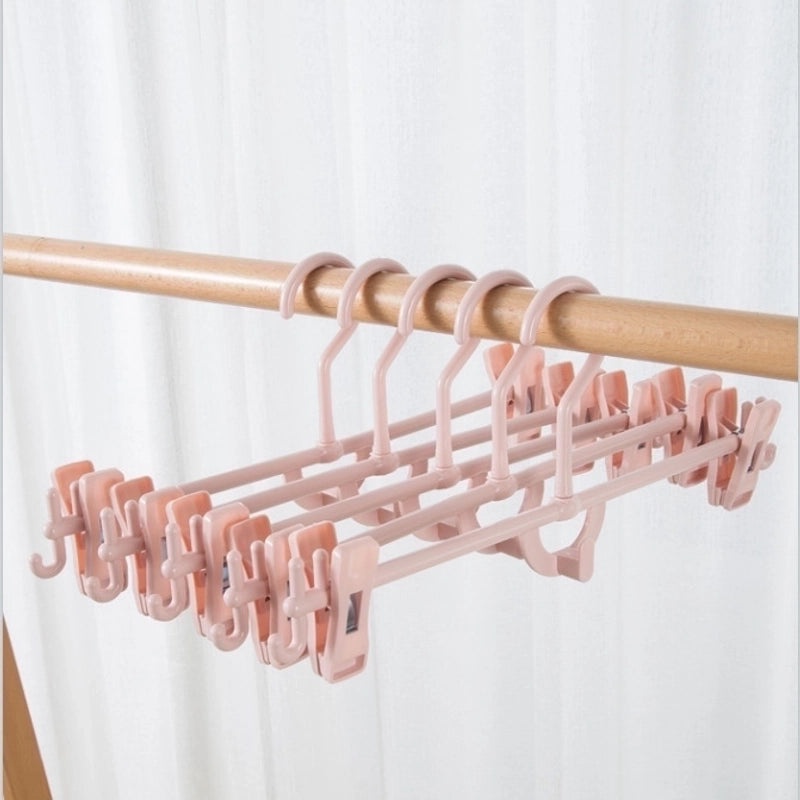 Retractable Plastic Clothes Hanger with Simple Geometric Design|Home & Living/Closet Storage & Organization