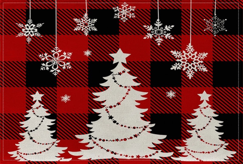 Vintage Cotton Linen Christmas Tree Letter Decoration|Home & Garden > Holiday Decor > Christmas Decorations