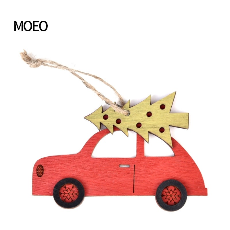 Minimalist Christmas Color Block Wooden Jewelry for Holiday and Daily Wear|Festive Accessories