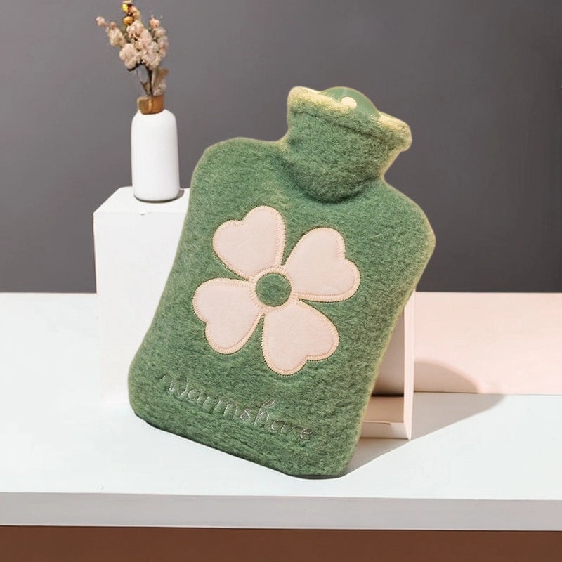 Cartoon PVC Hot Water Bag Thickened Explosion-Proof Hand Warmer Hot Compress Water Injection Hot Water Bag|Home & Living > Heating Appliances