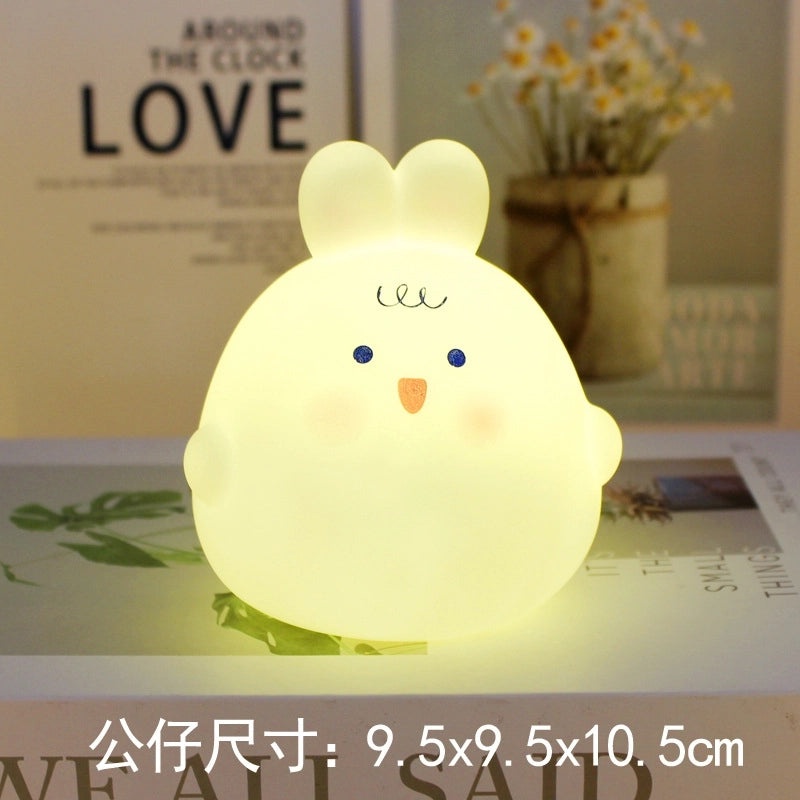 Adorable Bear and Duck Vinyl Night Lights for Indoor Birthday Decor|Home Decor Lighting