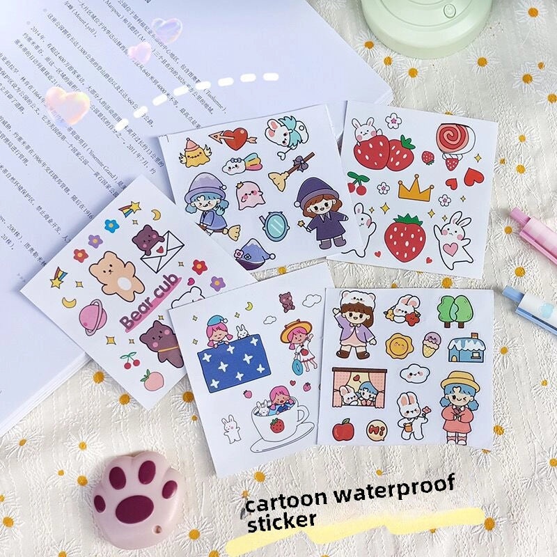 Cute Cartoon Bear Desktop Trash Can Mini Storage Bucket for Dormitory and Home | Home & Living Storage