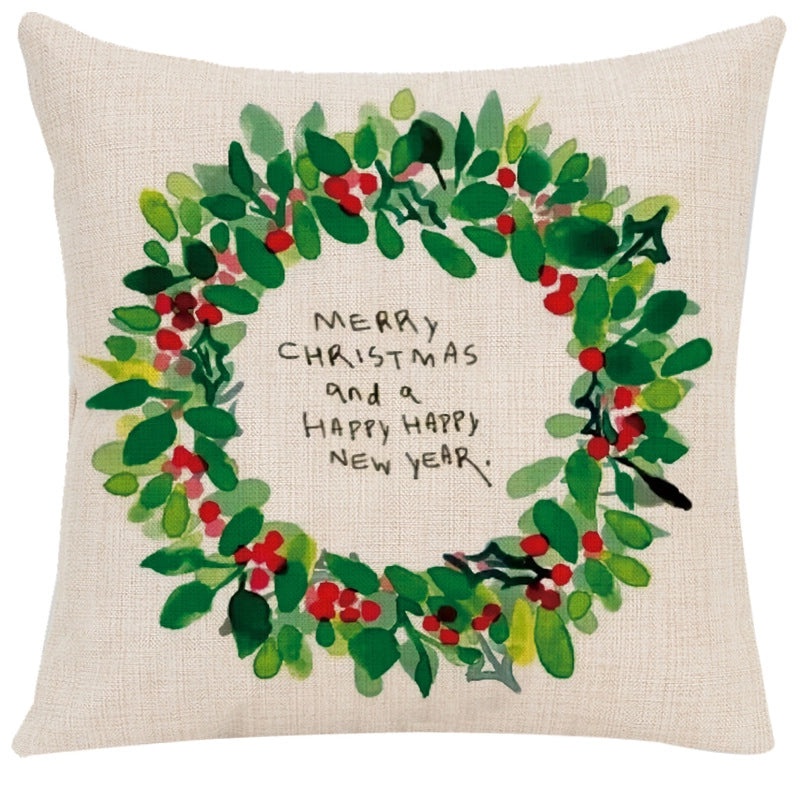 Adorable Santa Claus Letter Fiber Pillow Covers|Home Decor Pillows
