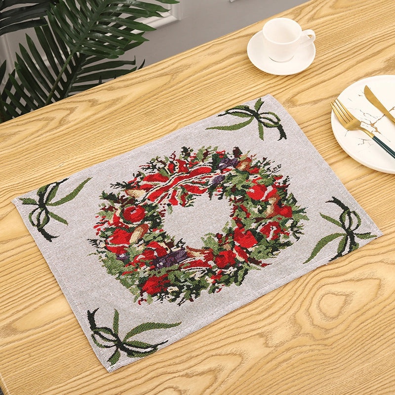 Festive Christmas Tree Placemat for Holiday Parties|Home & Kitchen Tableware