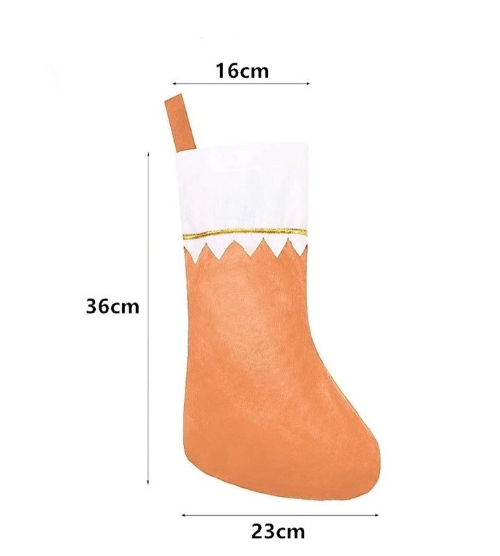 Minimalist Christmas Sock Nonwoven Decorative Prop for Daily Use|Home Decor & Seasonal Decorations