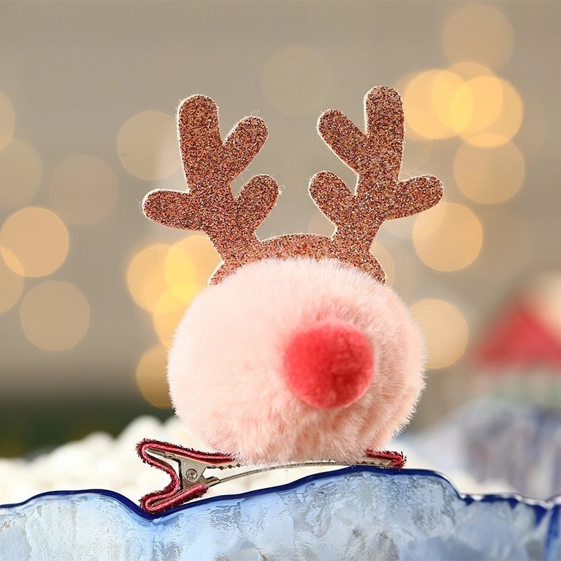 Christmas Reindeer Antler Hairpin for Kids | Christmas Accessories