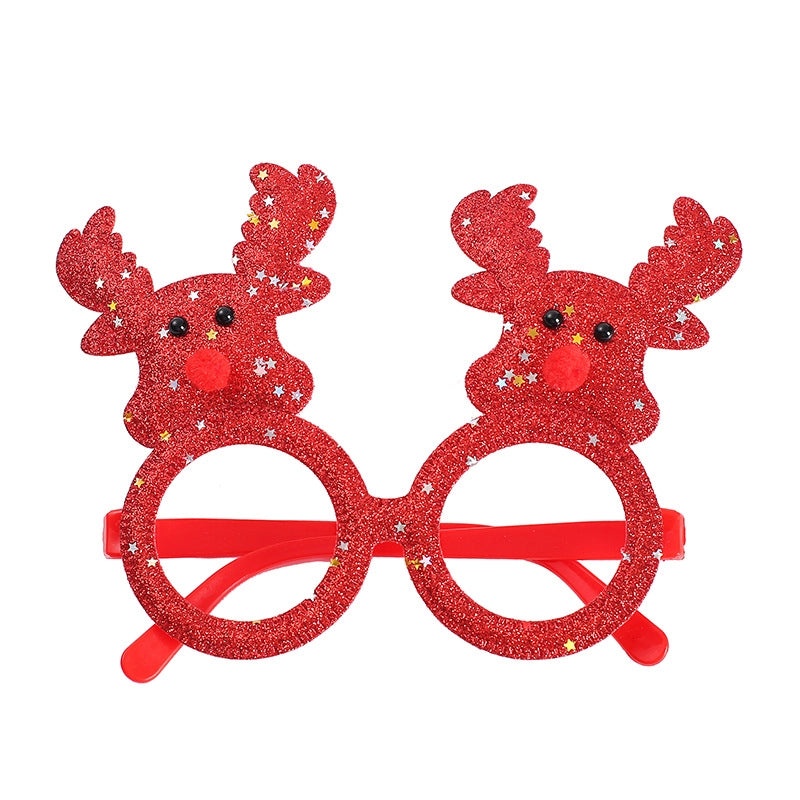 Festive Santa Claus Glasses Hairband for Christmas Halloween Valentine's Day Party|Accessories & Party Supplies