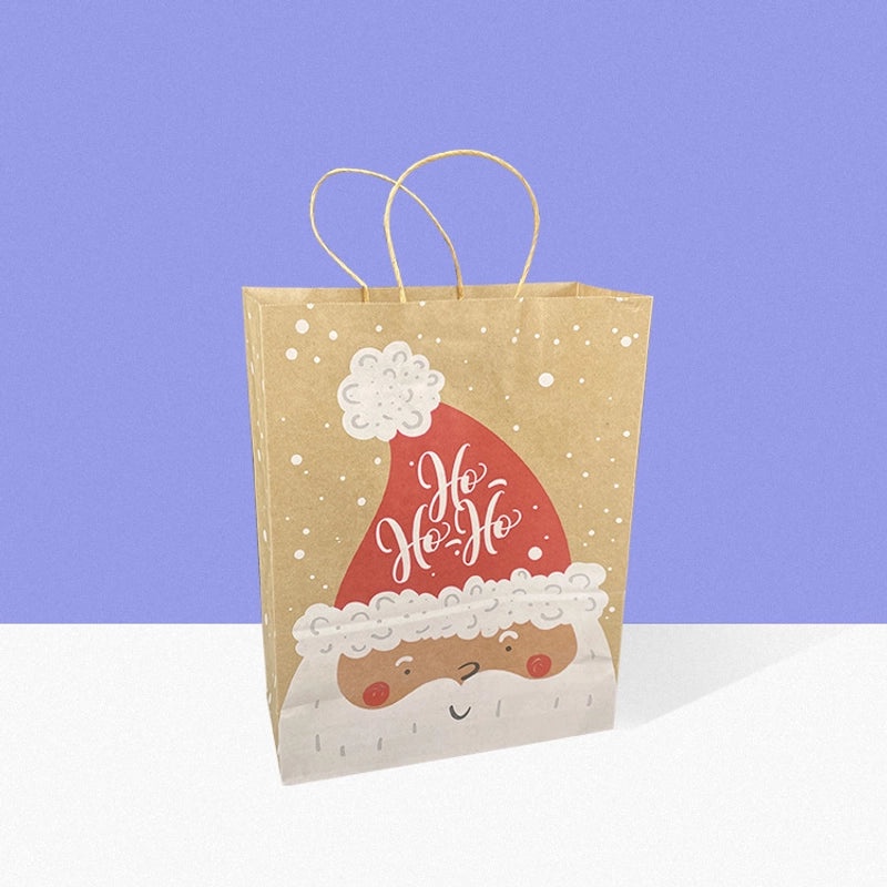 Christmas Santa Claus Gift Bags for Holiday Party Wrapping Supplies|Gift Wrapping Supplies
