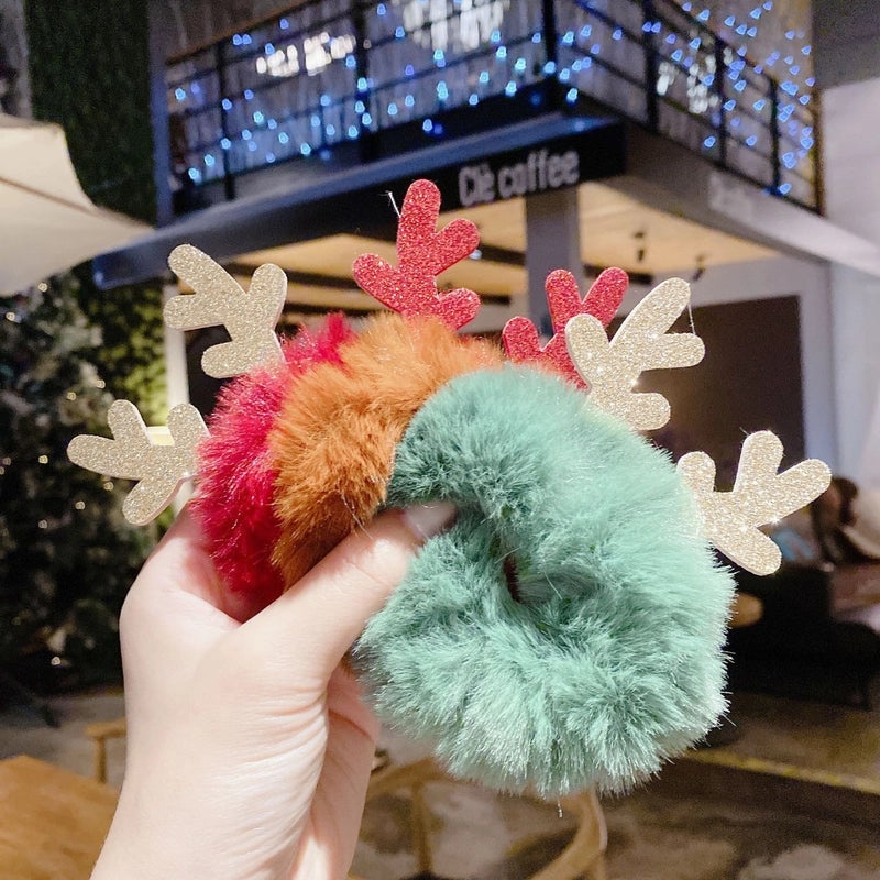 Festive Christmas Hair Clip Set with Santa Hat Snowman and Elk Designs|Holiday Accessories