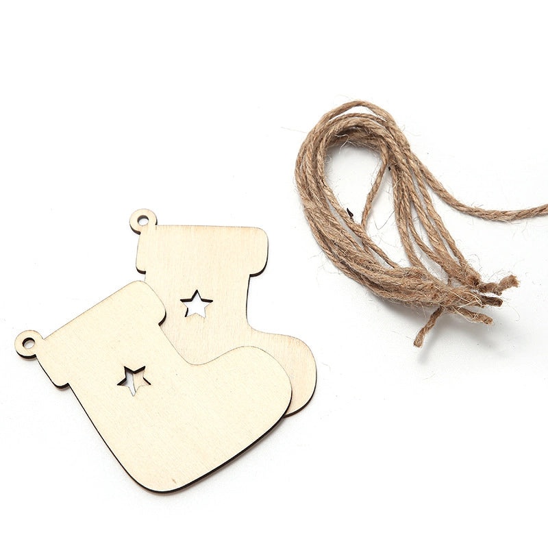 Christmas Wood Boxwood Holiday Decor for Home Party Celebration | Home Decor