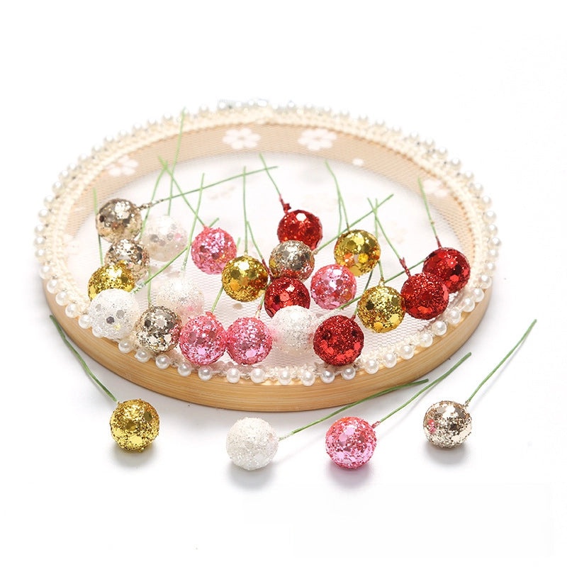 200 Pieces Sequins Foam Beads for Handmade Crafts DIY Artificial Berry Candy Decorations|Craft Supplies & DIY Accessories