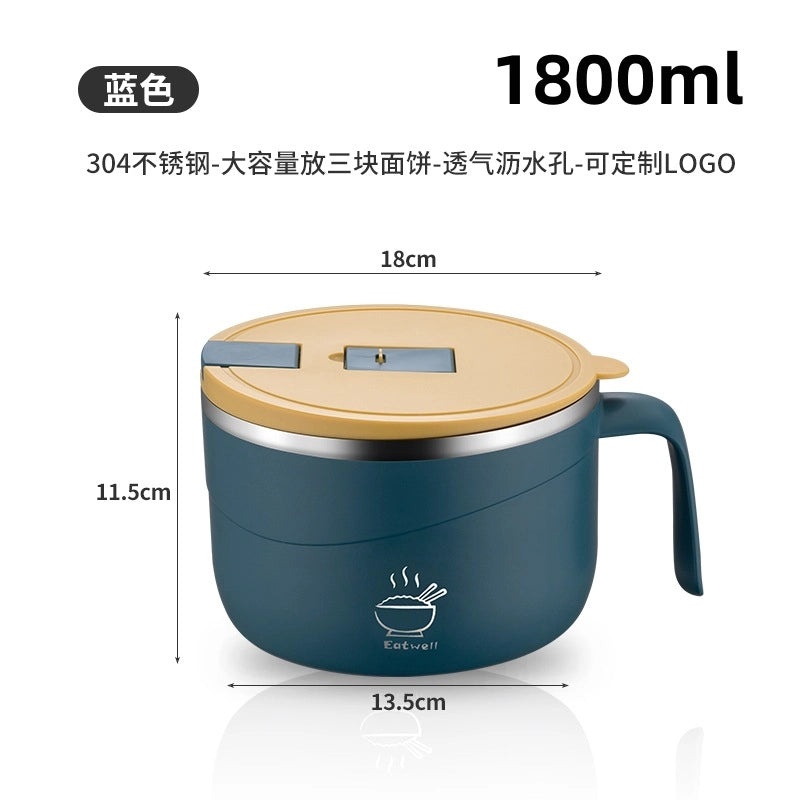 Stylish Solid Color Stainless Steel Food Container Single Piece | Kitchen Storage & Organization