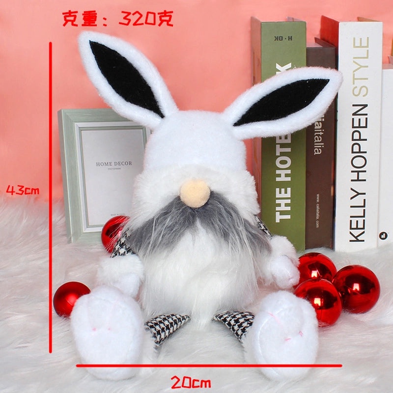 Easter Bunny Doll Cute Long Leg Rabbit Plush Home Decoration Festival Ornament|Home Decor