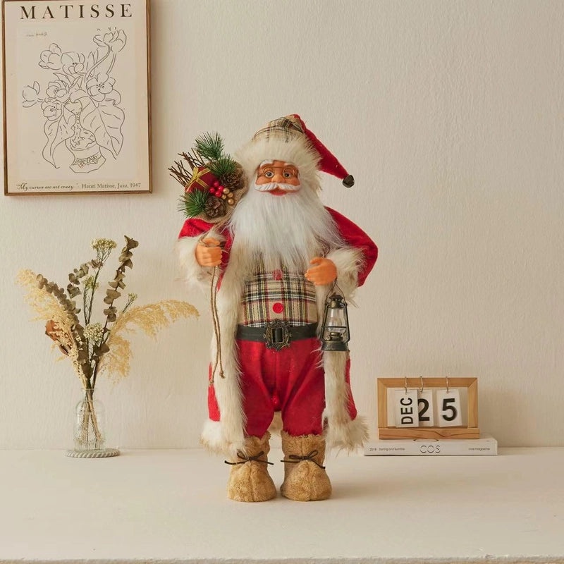 Festive Santa Claus PVC Christmas Party Decorations|Holiday Party Supplies
