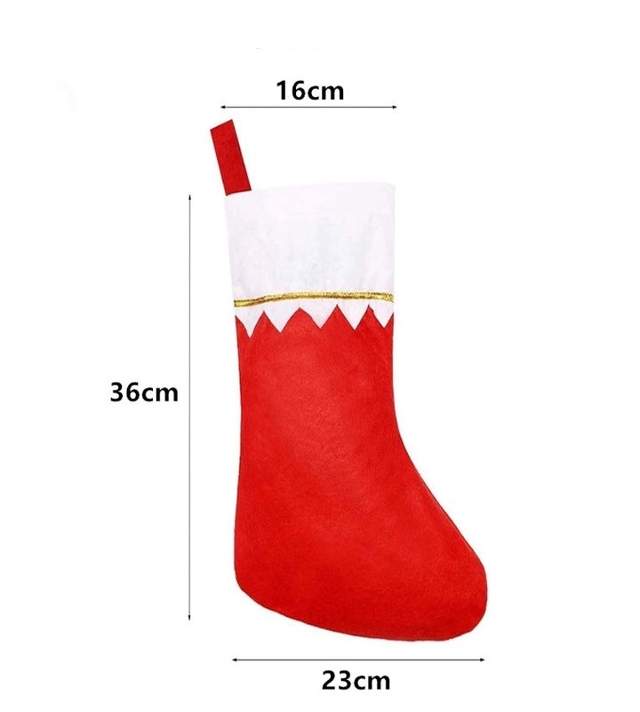 Minimalist Christmas Sock Nonwoven Decorative Prop for Daily Use|Home Decor & Seasonal Decorations