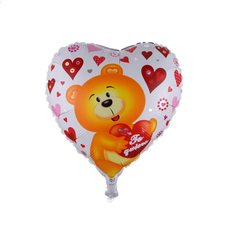 Romantic Heart-Shaped Aluminum Foil Balloons for Valentine’s Day Wedding Party Decorations|Party Supplies Balloons