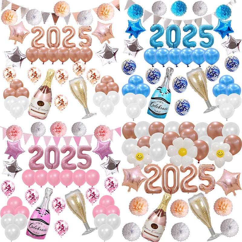 Minimalist Number Aluminium Foil Balloons for Vacation and Festival|Party Decorations Balloons