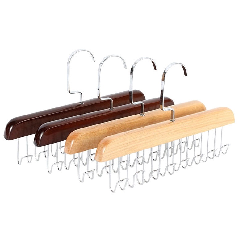 Multifunctional Wooden Hanger for Underwear and Camisole Drying | Home & Dormitory Storage Racks