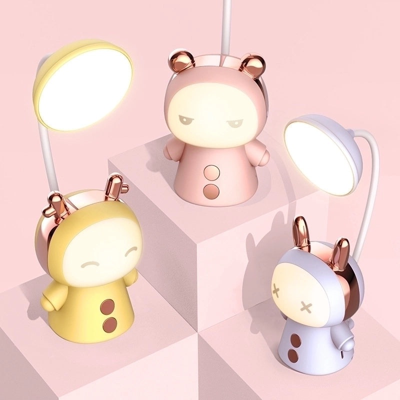 Adorable Cartoon Character Plastic Night Lights for Indoor Use|Home Decor Lighting