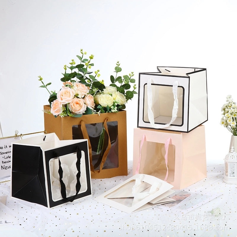 Elegant Minimalist Solid Color Gift Bags for Parties and Festivals | Party Supplies