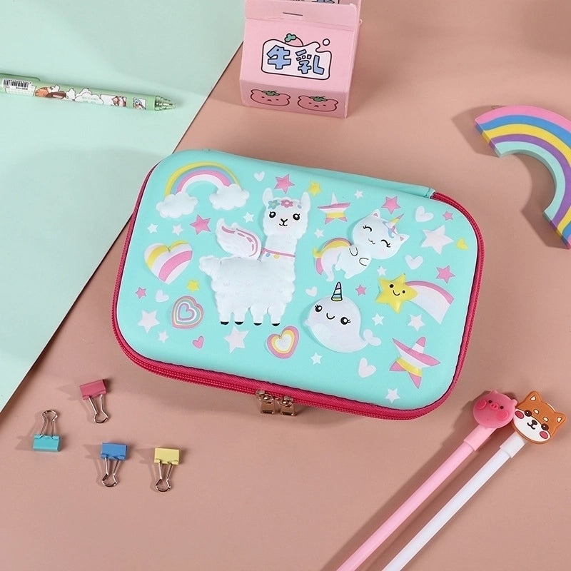 Cute EVA PU Cartoon Pencil Case for School Supplies | School Stationery