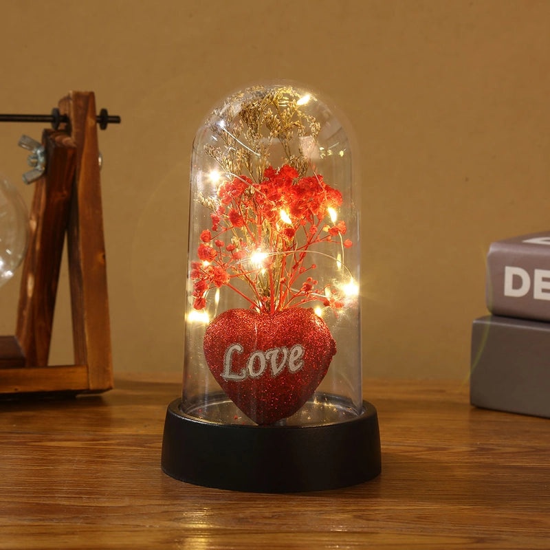 Romantic Heart-Shaped Pastoral Plastic Decor for Indoor Home | Home Decor