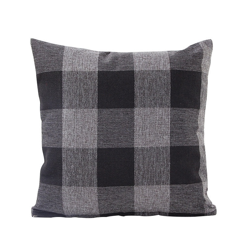 Multicolor Striped Cotton Linen Pillowcase|Home Textiles Pillow Covers