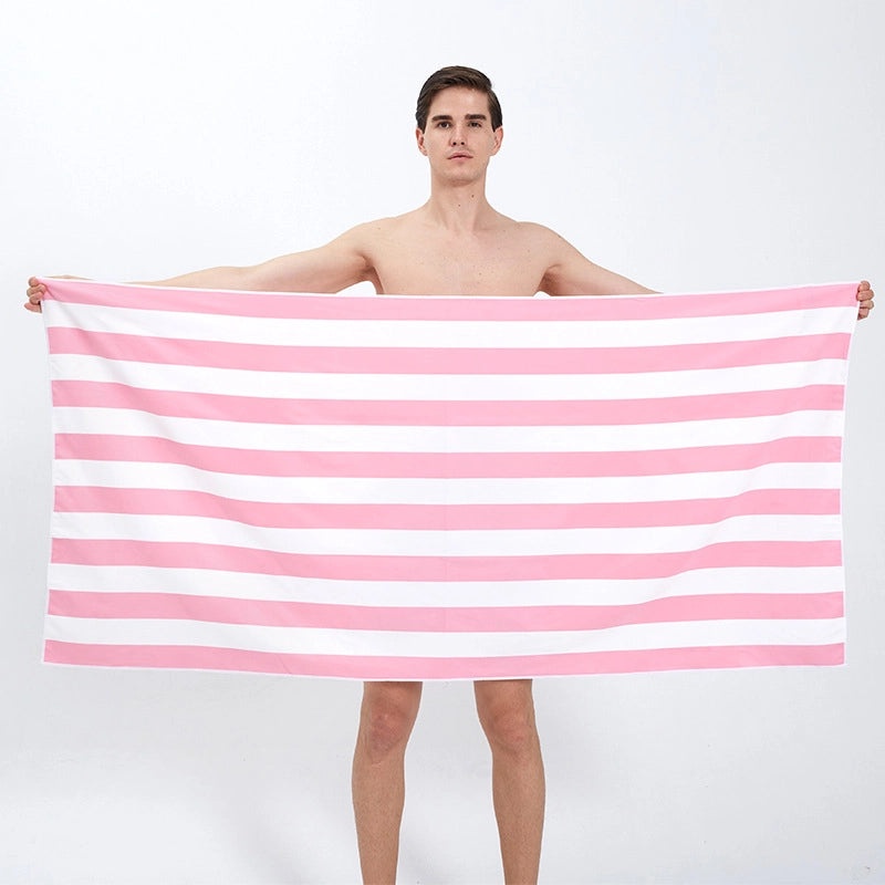 Vacation Stripe Soft Microfiber Beach Towels|Beach Towels & Outdoor Towels
