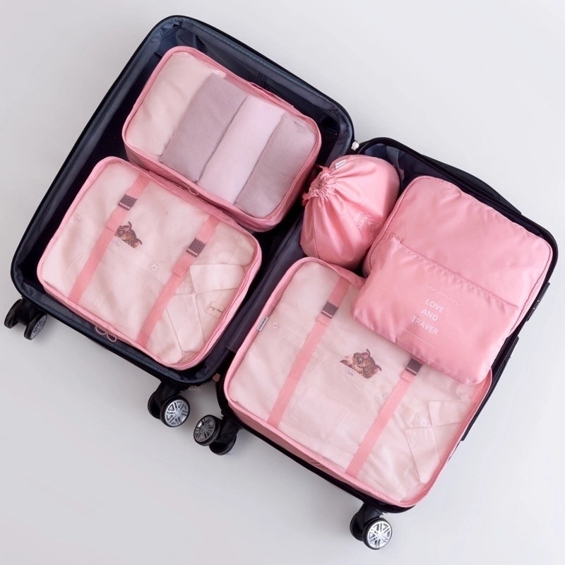 Simple Solid Color Fabric Storage Pouch|Storage Bags