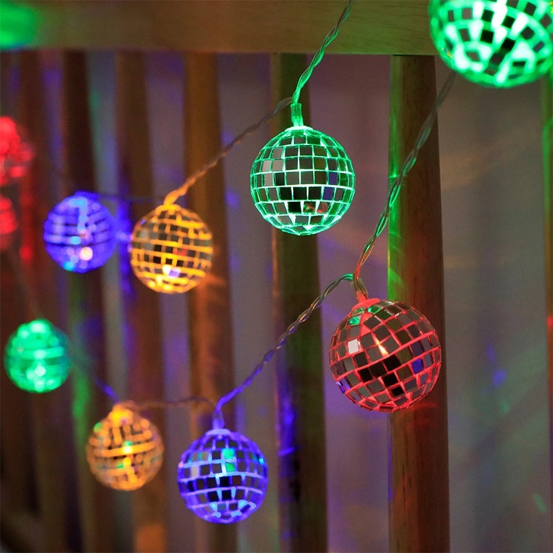 Christmas Minimalist Glass Ball String Lights for Indoor Party Decoration|Home Decor & Lighting