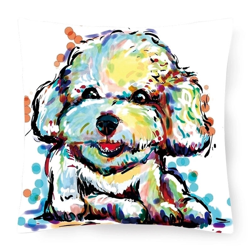 Adorable Country Style Cartoon Dog Plush Cushion|Home Decor Pillows