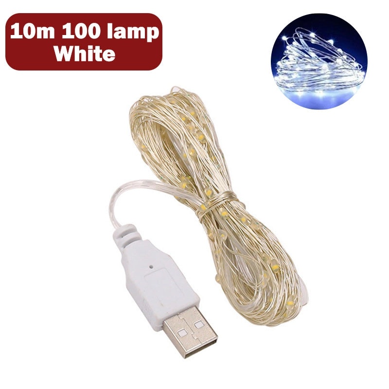 Christmas Cute Solid Color PC String Lights for Indoor Party Festival|Home Decor & Festive Lighting