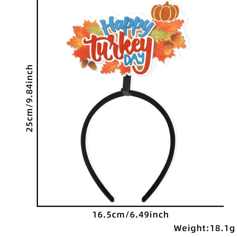 Cute Turkey Letter Decor Felt Plastic Accessory|Home Decor