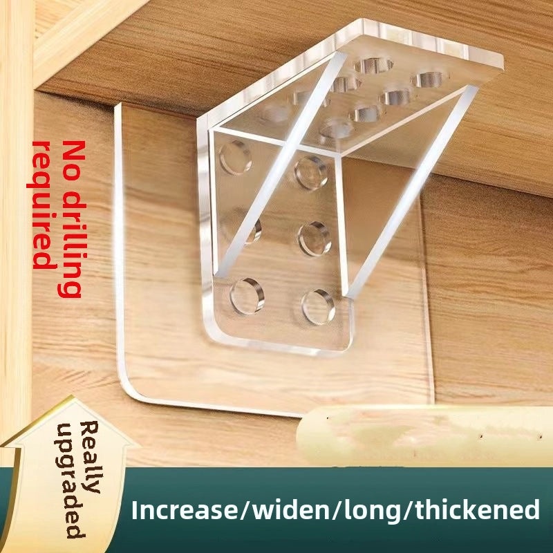 Transparent Seamless Sticky Hook Strong Adhesive Non-Permanent Plastic Hanger for Bathroom Kitchen|Home Organization Accessories