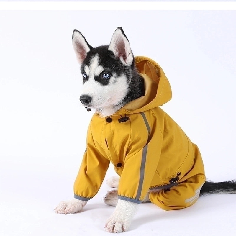 Adjustable Large, Medium, Small Dog Raincoat for Outdoor Wear | Pet Apparel & Accessories