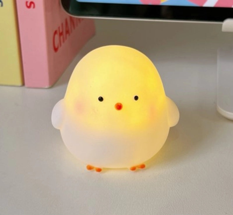 Adorable Bear, Pig, and Duck Vinyl Night Light for Indoor Use | Home Decor Lighting