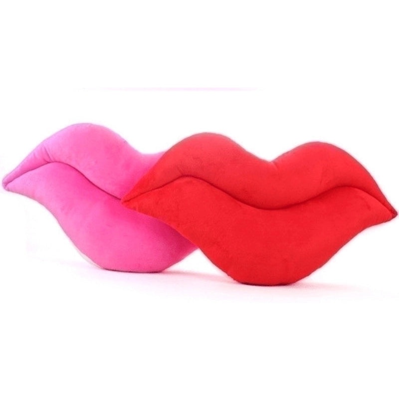 Adorable Lip Print Cotton Throw Pillow|Home Decor Pillows