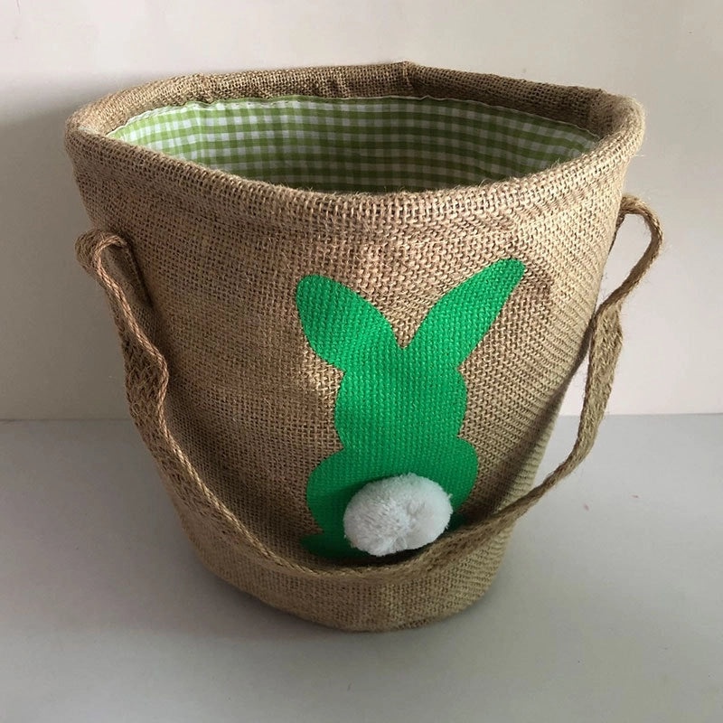 Minimalist Easter Rabbit Cloth Basket for Daily Use | Home Decor & Seasonal Accessories