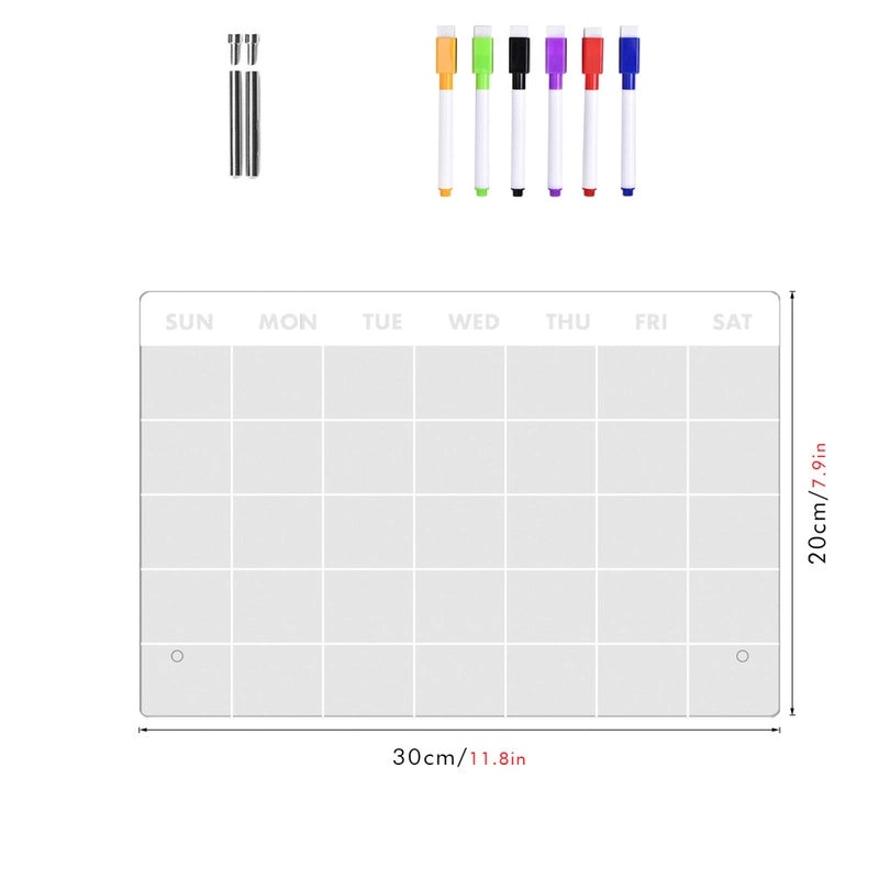 Tropical Style Cute Acrylic Handwriting Learning Board for Kids | Educational Toys