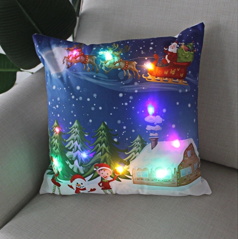 Christmas Santa Plush Pillow Covers|Home Decor Pillows