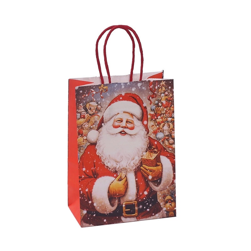 Christmas Santa Claus Gift Bags for Holiday Party Wrapping Supplies|Gift Wrapping Supplies