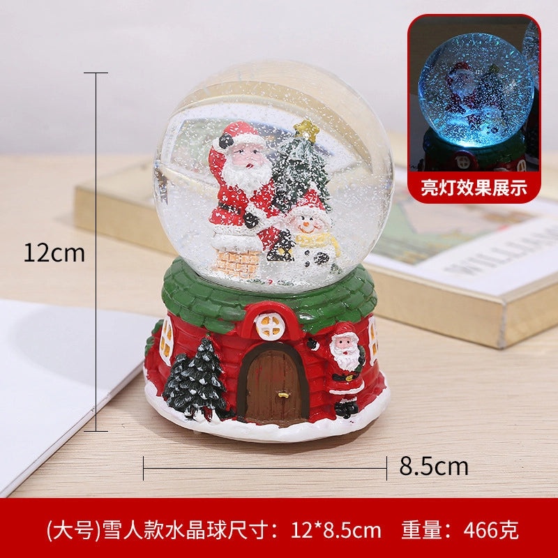 Luminous Crystal Music Ball Christmas Ornament Birthday Holiday Room Decoration | Home Decor