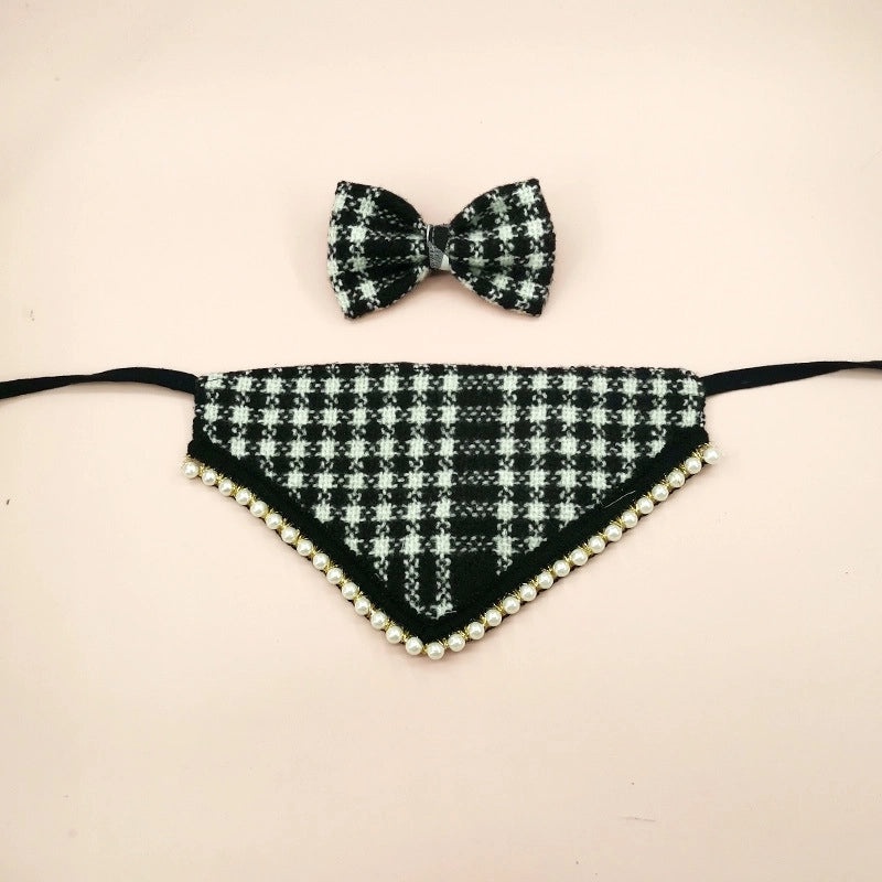 Adorable Polyester Bow Tie Pet Scarf for Dogs and Cats|Pet Accessories