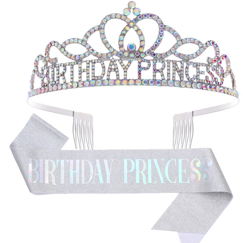 Birthday Princess Crown Jewelry Alloy Birthday Accessories|Jewelry & Accessories